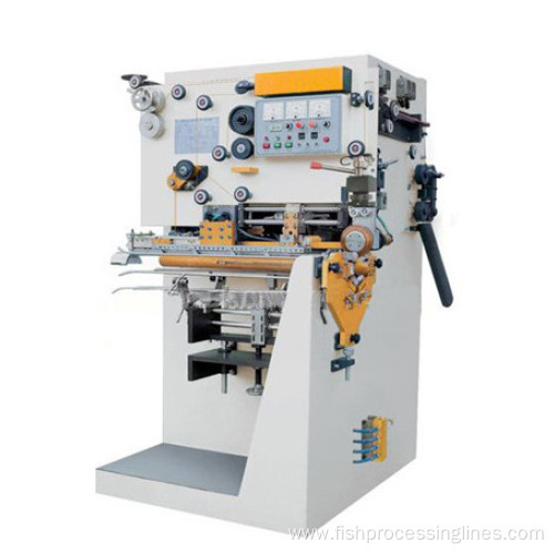 Semi-automatic tin can body making line welding machine